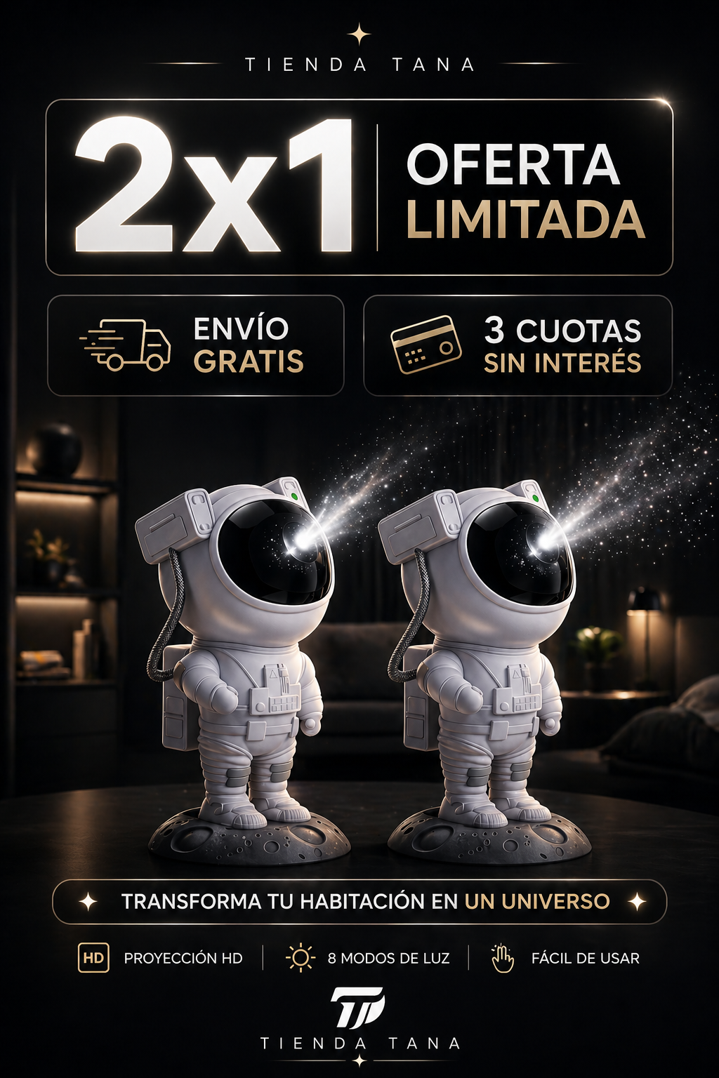 Astronauta Proyector | 2X1 | Oferta Dia del Niño