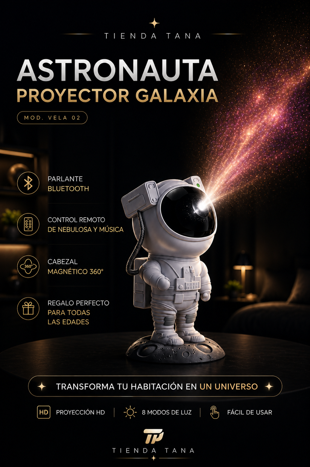 Astronauta Proyector | 2X1 | Oferta Dia del Niño