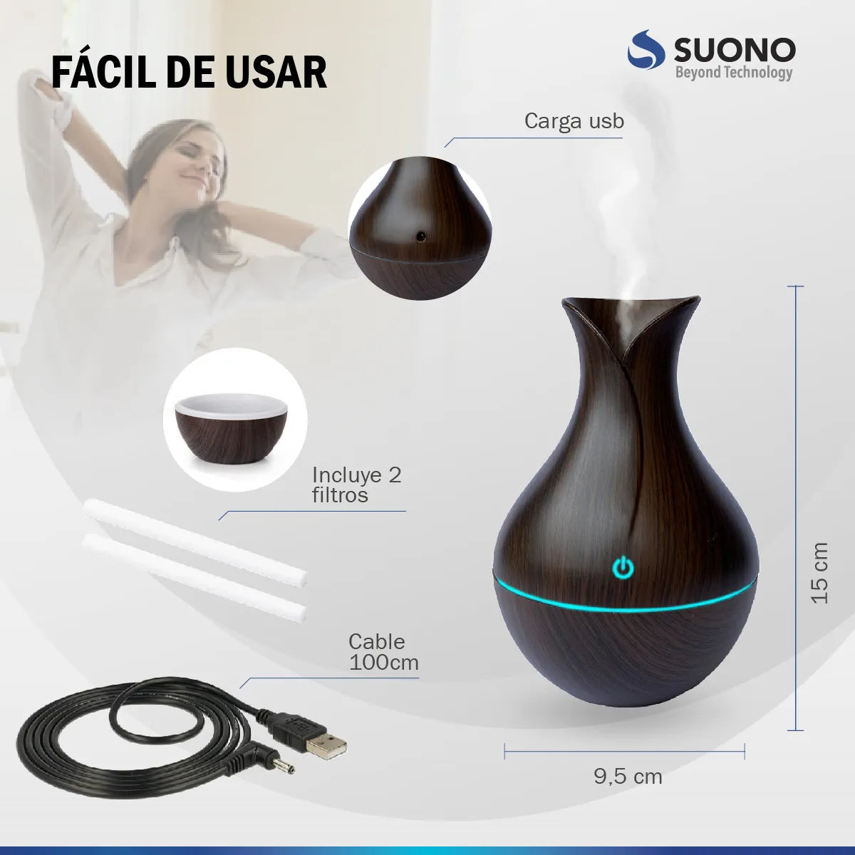 Humidificador Madera