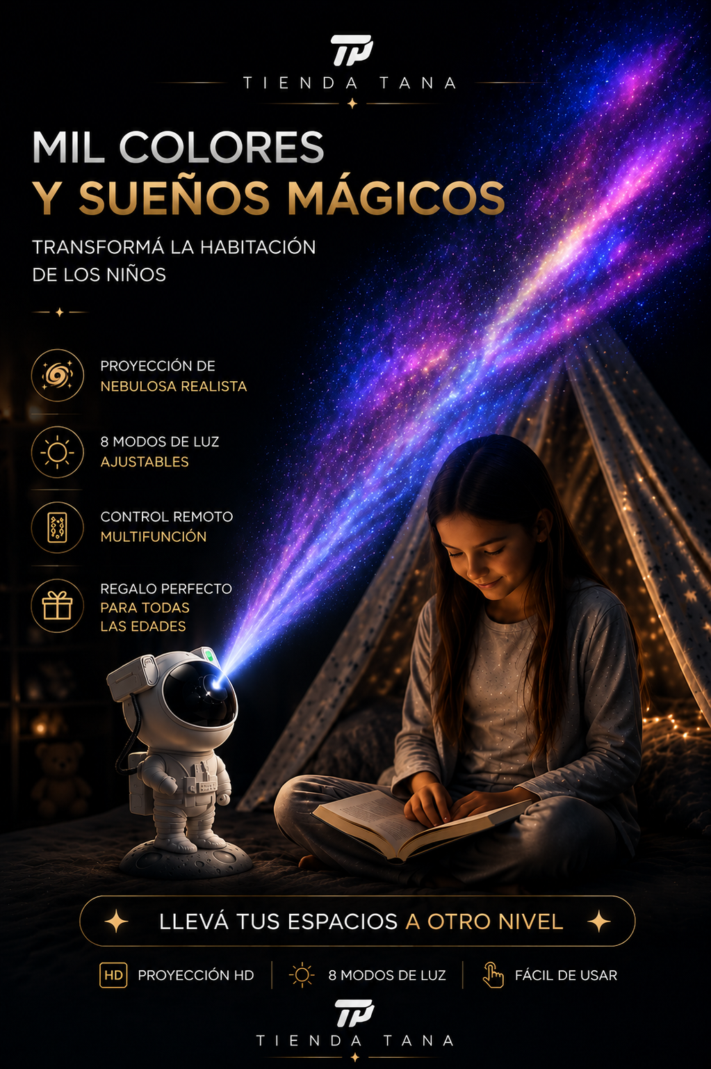 Astronauta Proyector | 2X1 | Oferta Dia del Niño